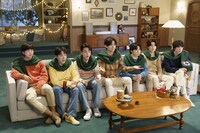 「XYLITOL×BTS Smile Winter」 編のメイキングカット。