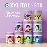 「キシリトール×BTS ７ Scenesボトル」ビジュアル