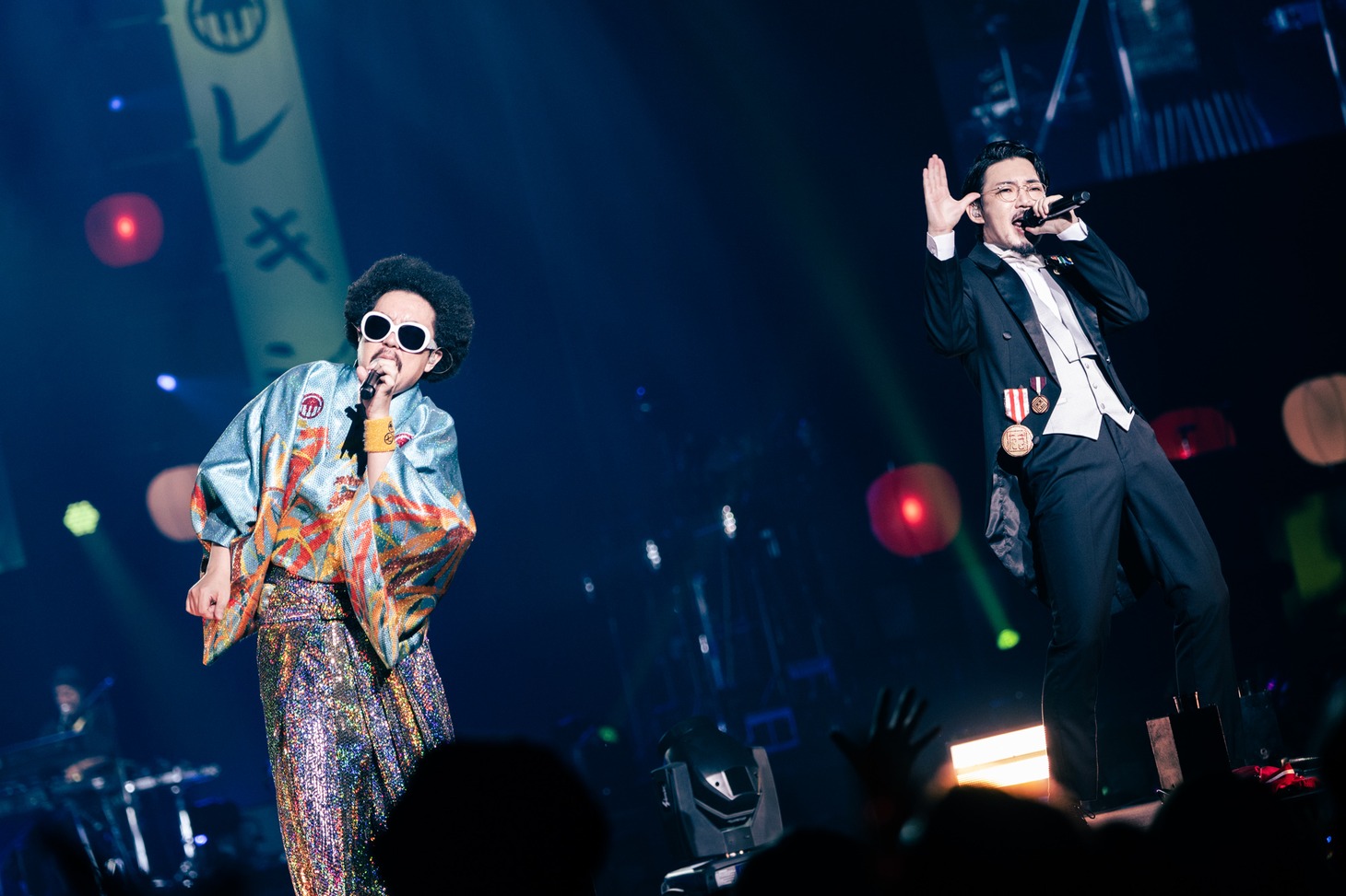 レキシとあ、たぎれんたろう（atagi［Awesome City Club］）。（撮影：聖徳太郎［田中聖太郎］）