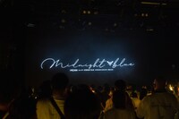 「HACHI 2nd ONE MAN LIVE『Midnight blue』」のロゴ。