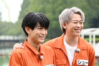 コメント撮りをするハルとシューヤ。