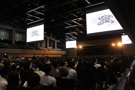 早稲田アリーナの内観。