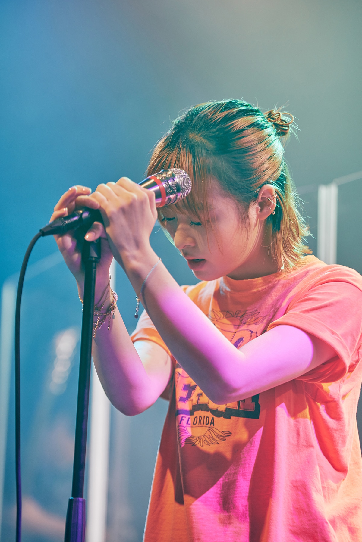 「もりなな LIVE 2022『㐂～よろこび～』」東京・harevutai公演の様子。（撮影：後藤壮太郎）