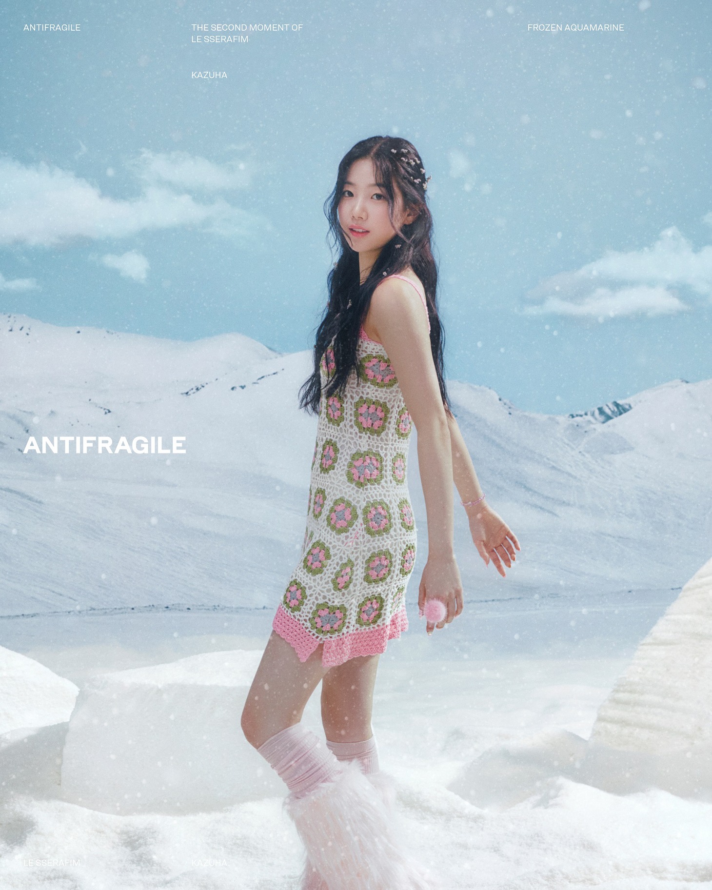 「FROZEN AQUAMARINE」コンセプトのKAZUHA。 (P)&(C) SOURCE MUSIC