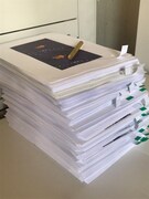 湯川潮音「だれがつけただろう」ミュージックビデオに使用された紙。