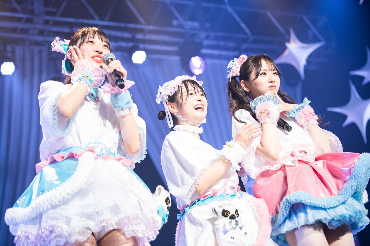 リルネード「Rirune! Rirune! Rirune! ～どんな星になったってキミをみてるよ～」の様子。