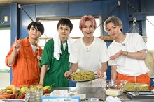 ゾウさんチームの（左から）ハル、タクヤ、タカシ、シューヤ。