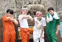 左からハル、シューヤ、タカシ、タクヤ。