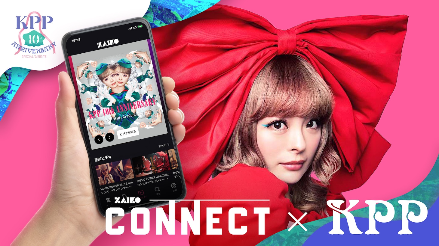 Zaiko Connect×きゃりーぱみゅぱみゅビジュアル