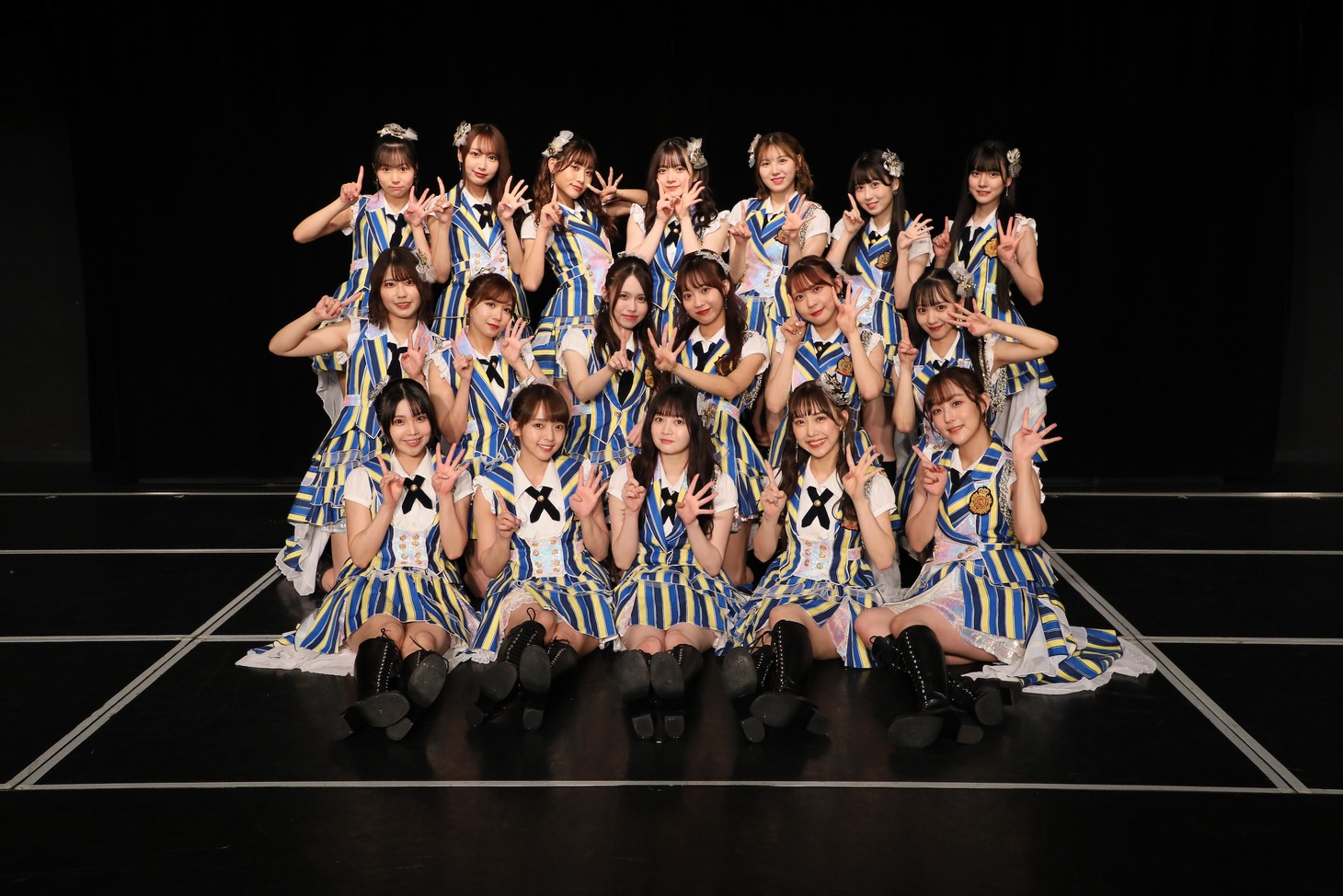 「SKE48 14周年特別公演」の出演メンバー。 (c)2022 Zest, Inc.