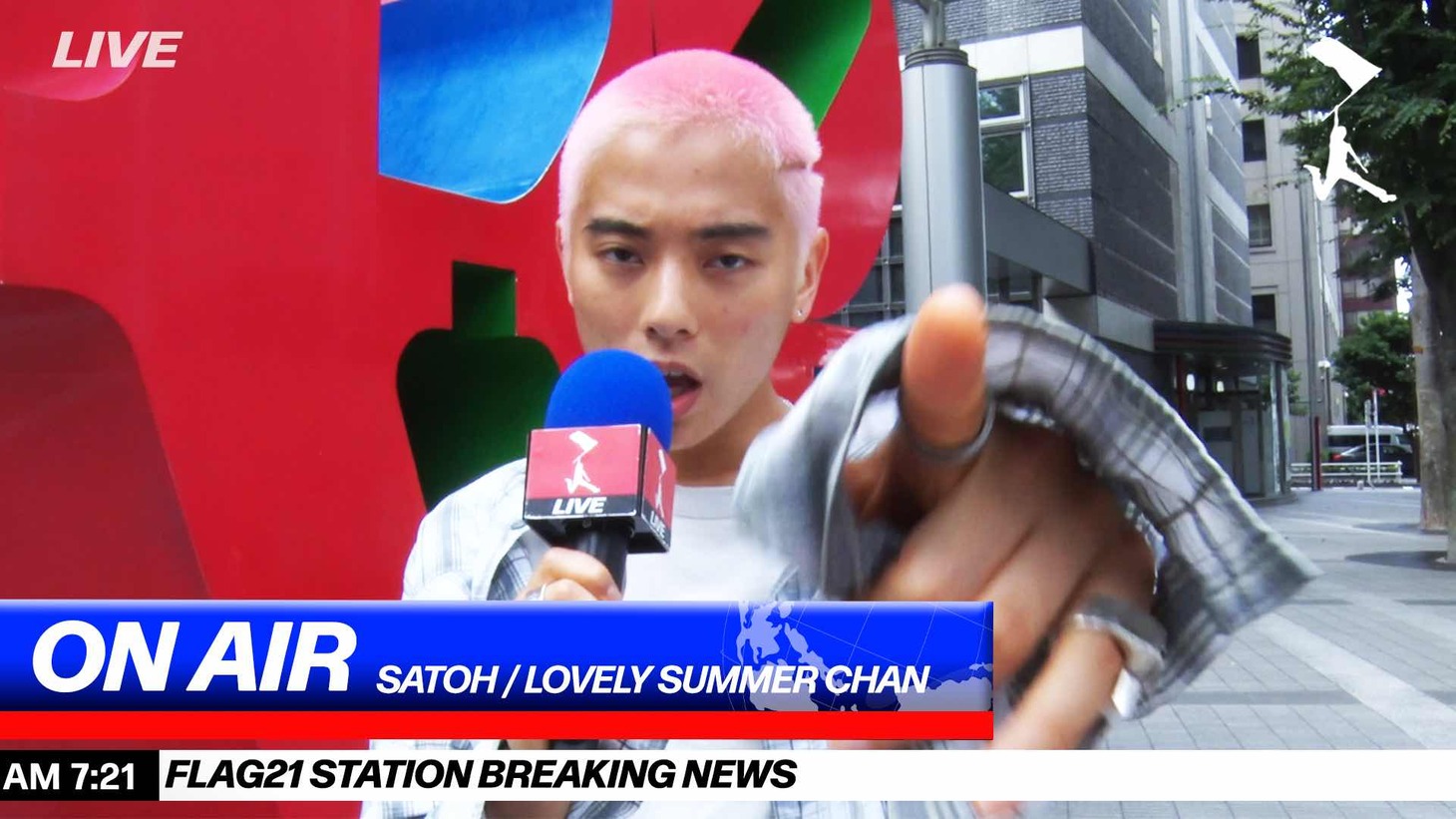 SATOH「ON AIR」ミュージックビデオより。
