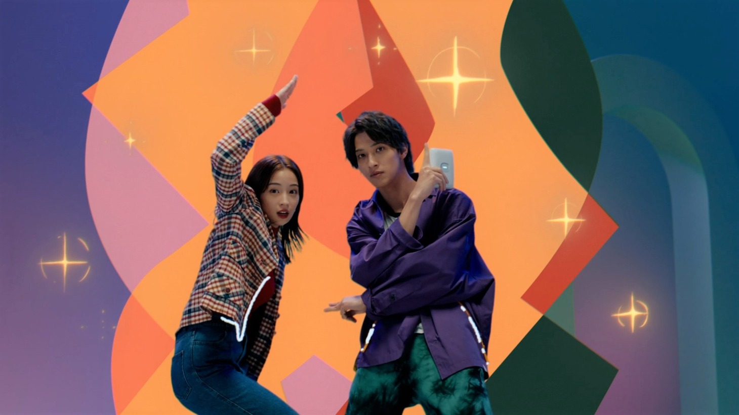 テレビCM「『ワクワクがリンクする。』INSTAX mini Link 2」編より。