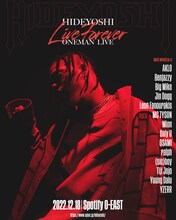 「Hideyoshi ONEMAN LIVE “Live Forever”」ビジュアル