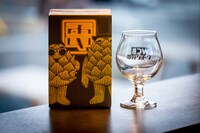 ダブルロゴ入りグラス