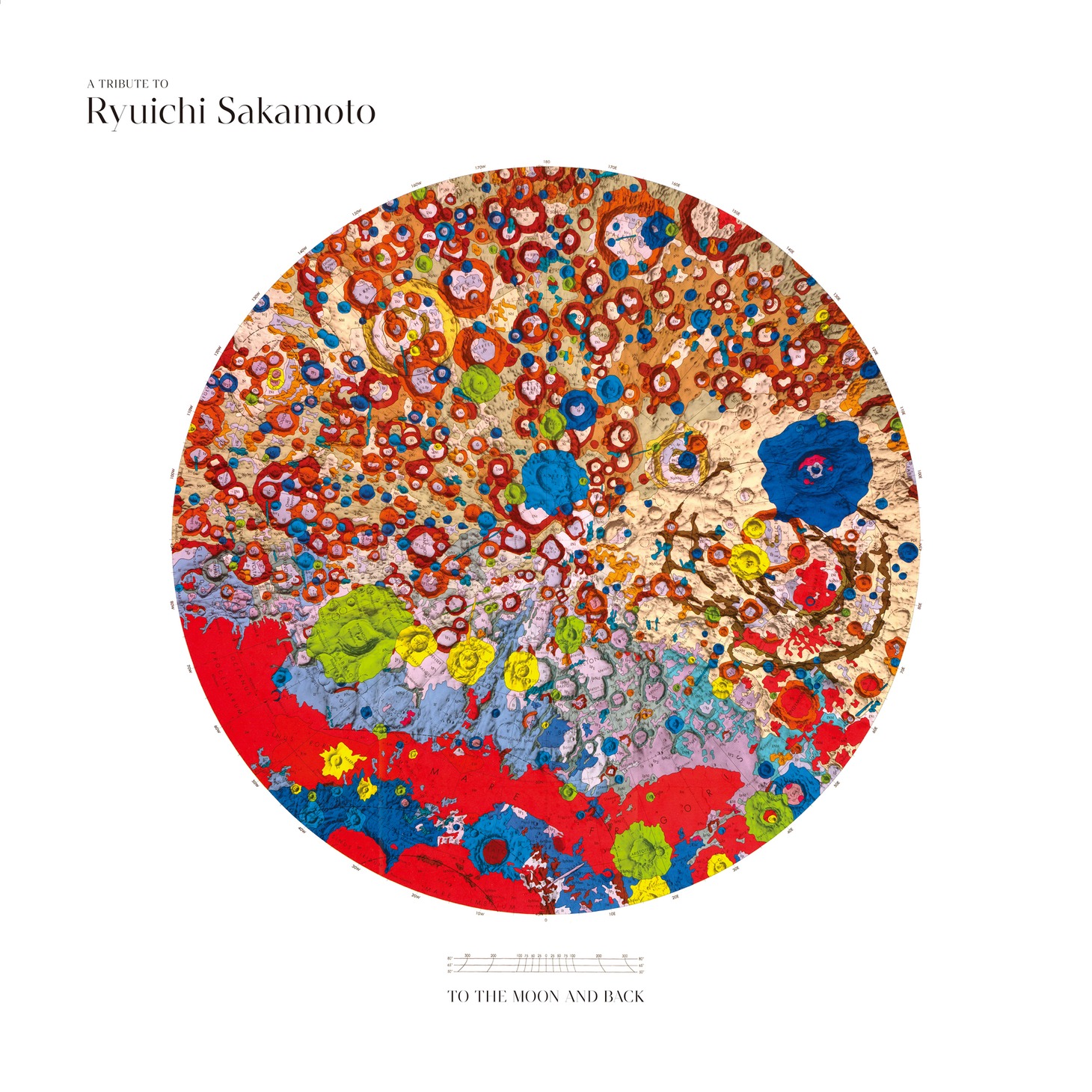 V.A.「A Tribute to Ryuichi Sakamoto - To the Moon and Back」アナログレコードジャケット
