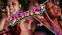 麻凛亜女, Henny K, Tomiko Wasabi & CARREC「V.A.N.I.L.L.A.」ミュージックビデオより。