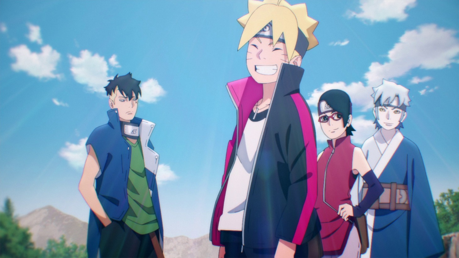 「BORUTO-ボルト- NARUTO NEXT GENERATIONS」オープニング映像より。(c)岸本斉史 スコット／集英社・テレビ東京・ぴえろ