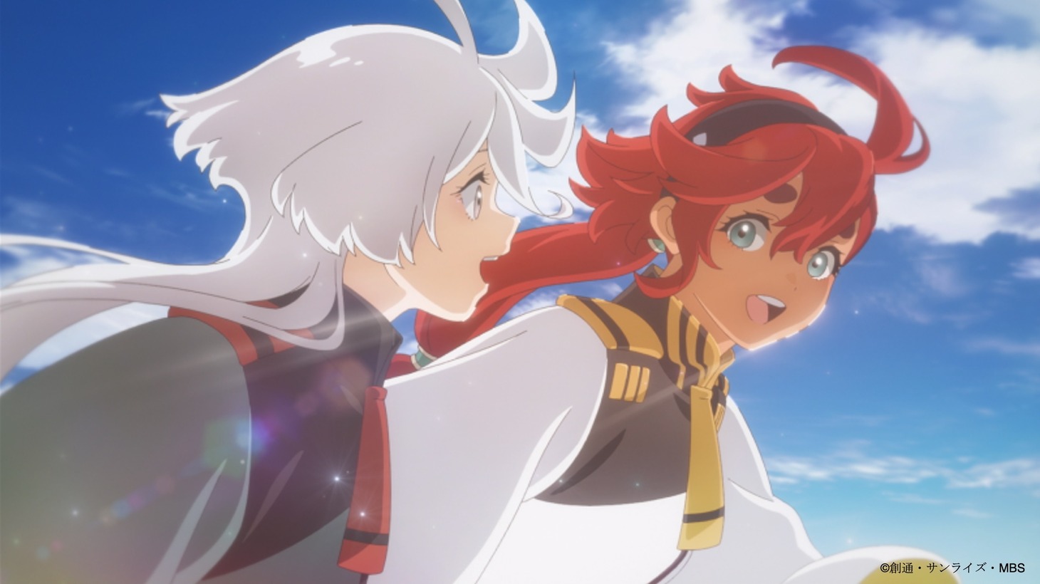 「機動戦士ガンダム 水星の魔女」 オープニング映像より。