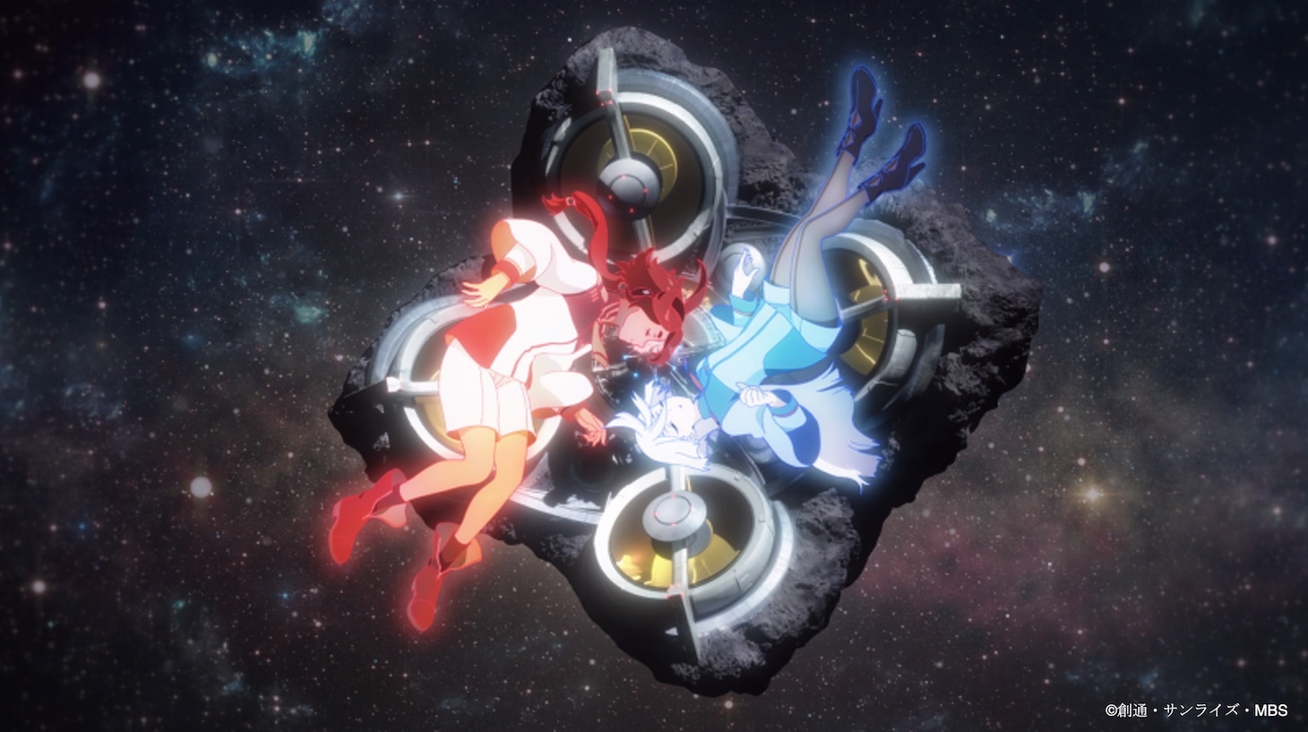 「機動戦士ガンダム 水星の魔女」 オープニング映像より。