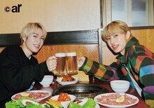 「ar」2022年9月号より藤原樹（THE RAMPAGE from EXILE TRIBE）、阿部顕嵐（7ORDER）。