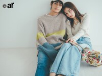 「ar」2022年9月号より神尾楓珠、谷まりあ。