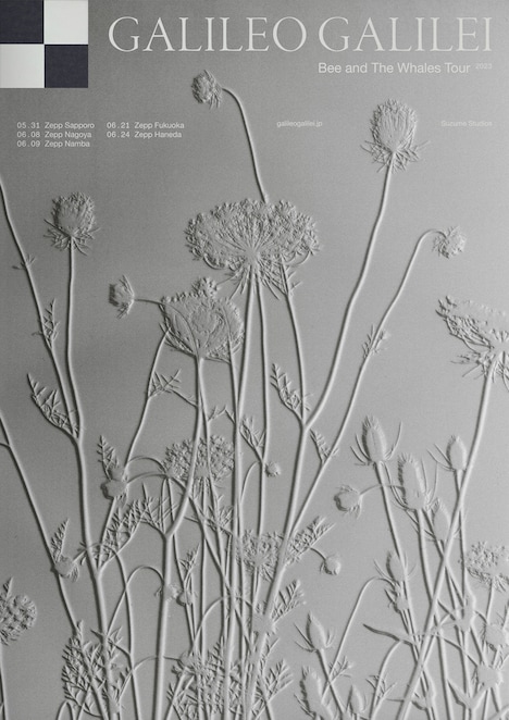 「Galileo Galilei “Bee and The Whales” Tour 2023」ビジュアル
