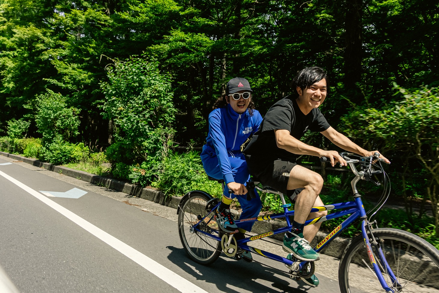 「BRAND-NEW BAND STORY」合宿2日目の自転車レースの模様。