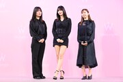 左からウォン・ジョンヨ、モモ（TWICE）、吉田ユニ。
