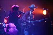 2020年12月に開催されたEGO-WRAPPIN'「Midnight Dejavu」より。（撮影：仁礼博）