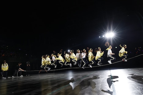 大縄跳びに挑戦する≒JOY。