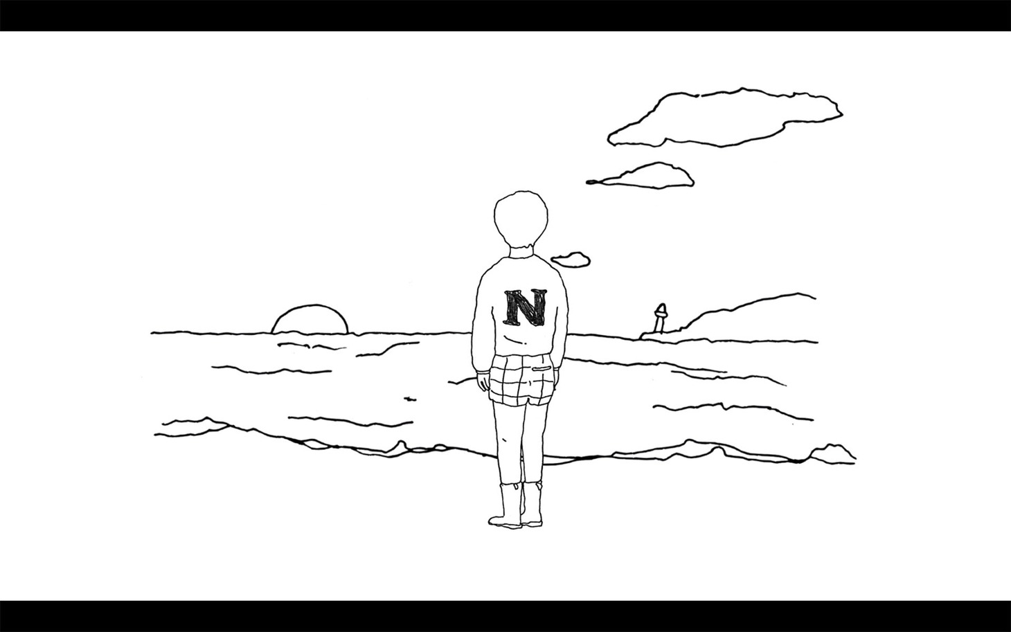 森山直太朗「boku」リリックビデオより。