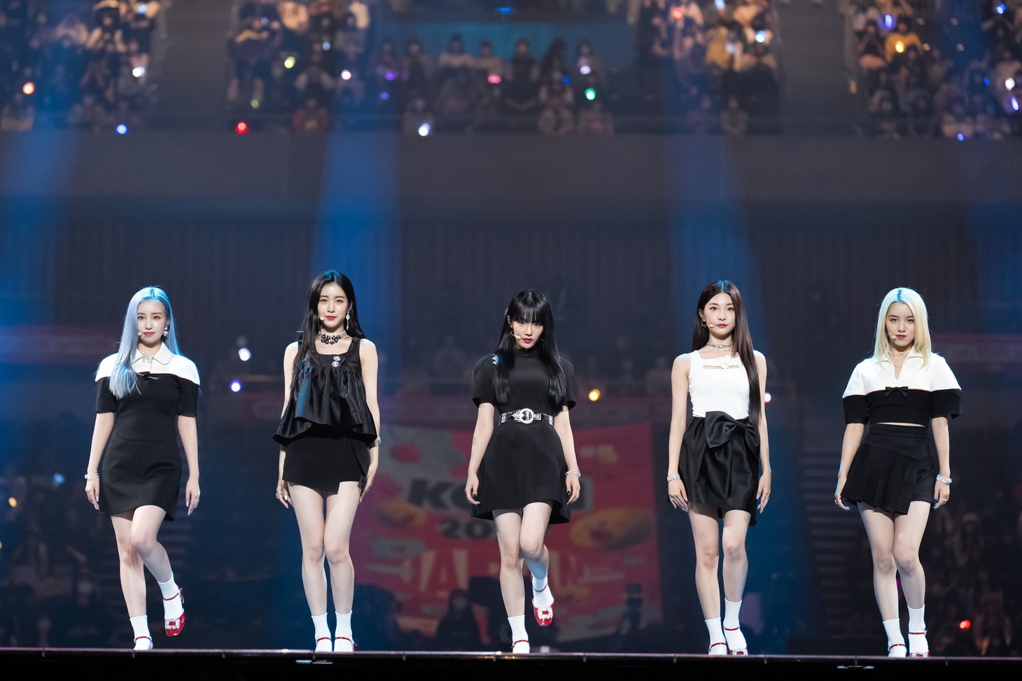 「KCON 2022 JAPAN SPECIAL Pre-Show」に出演したwoo!ah!。 (c)CJ ENM Co., Ltd, All Rights Reserved