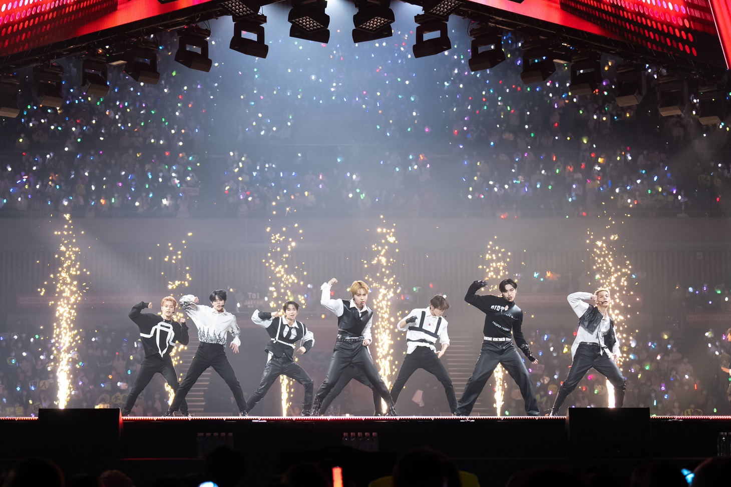 今年10月に開催された「KCON 2022 JAPAN」での「POPPIA」のパフォーマンスの様子。 (c)CJ ENM Co., Ltd, All Rights Reserved