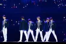 TREASUREの「I LOVE YOU」をカバーしたTNX。 (c)CJ ENM Co., Ltd, All Rights Reserved