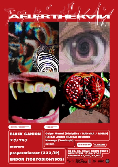 「AFTER THE RAIN」フライヤー