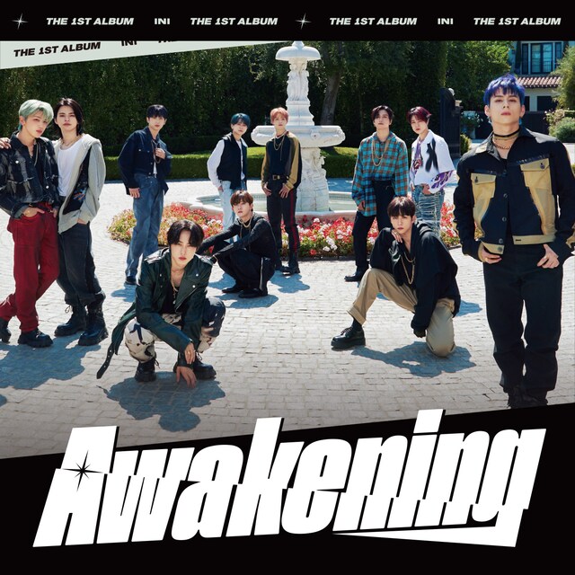 INI「Awakening」初回限定盤Aジャケット (c)LAPONE ENTERTAINMENT