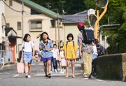 映画「こちらあみ子」メインビジュアル。(c)2022『こちらあみ子』フィルムパートナーズ