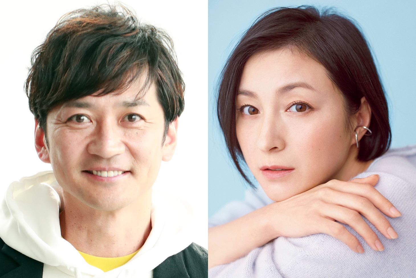 左から国分太一（TOKIO）、広末涼子。