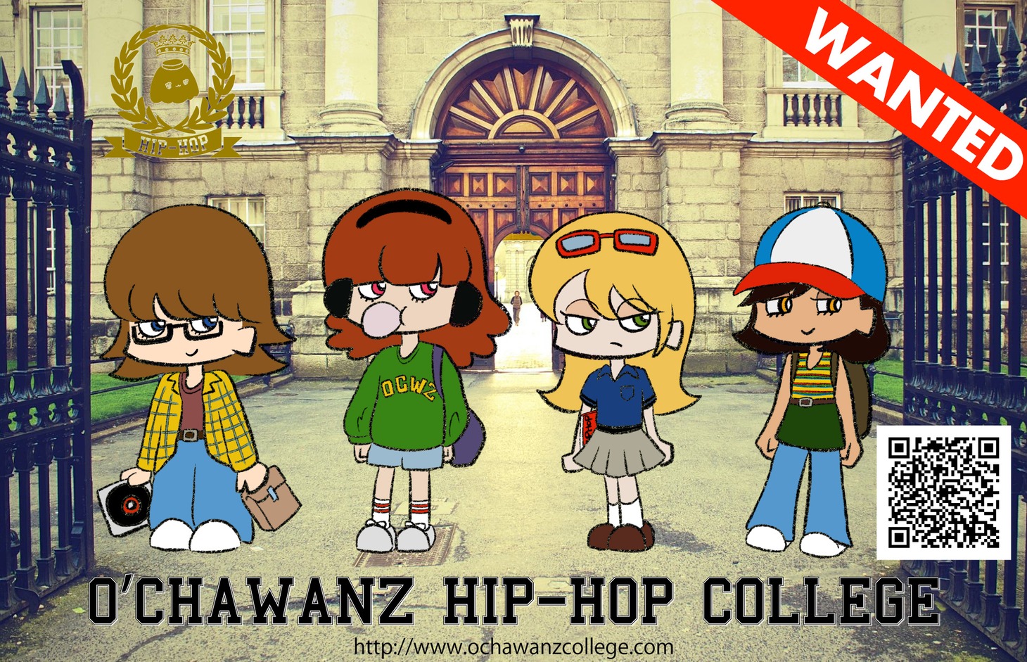 O'CHAWANZ HIP-HOP COLLEGEオーディション告知ビジュアル