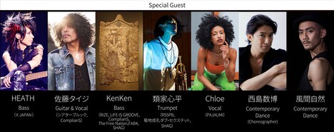 「SUGIZO 四半世紀祭 25th ANNIVERSARY GIG」ゲストアーティスト