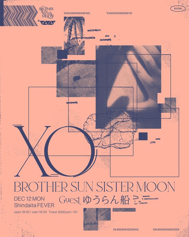 BROTHER SUN SISTER MOON「XO vol.6」告知ビジュアル