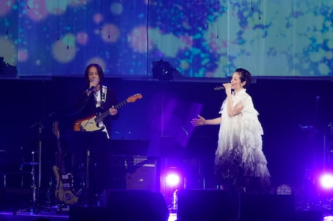 高野寛と原田知世。（撮影：三浦憲治）