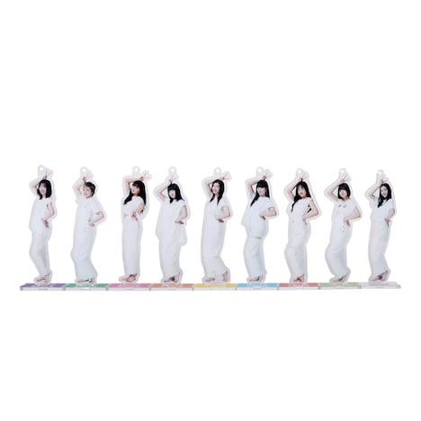 私立恵比寿中学「もっとエビ展 ~9 colors nude~」アクリルスタンド見本