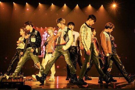 「2022 JO1 1ST ARENA LIVE TOUR ‘KIZUNA’」10月23日公演の様子。(c)LAPONE ENTERTAINMENT