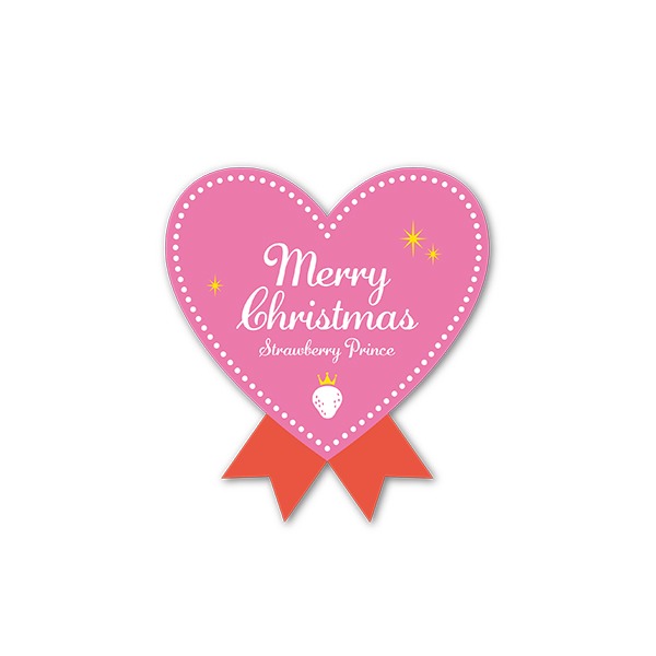 完全生産限定クリスマスプレゼントBOX盤に同梱されるギフトステッカー。