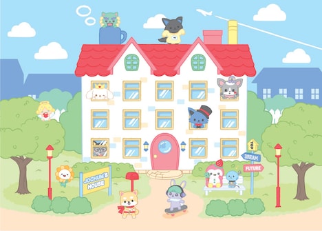 「JOCHUM」ビジュアル (c) ’22 SANRIO 著作(株)サンリオ (c)LAPONE ENTERTAINMENT