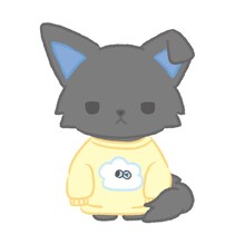 ピーハイ（金城碧海考案）。ポーカーフェイスなキツネ。舌ペロが癖。(c) ’22 SANRIO 著作(株)サンリオ (c)LAPONE ENTERTAINMENT