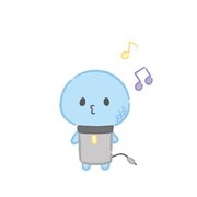 マイクン（河野純喜考案）。丸い頭がチャームポイントのマイク。趣味は寝ること。(c) ’22 SANRIO 著作(株)サンリオ (c)LAPONE ENTERTAINMENT