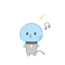 マイクン（河野純喜考案）。丸い頭がチャームポイントのマイク。趣味は寝ること。(c) ’22 SANRIO 著作(株)サンリオ (c)LAPONE ENTERTAINMENT