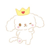 RURU（白岩瑠姫考案）。実は王子様？なプードル。寝るときはおしゃぶりが手放せない。(c) ’22 SANRIO 著作(株)サンリオ (c)LAPONE ENTERTAINMENT
